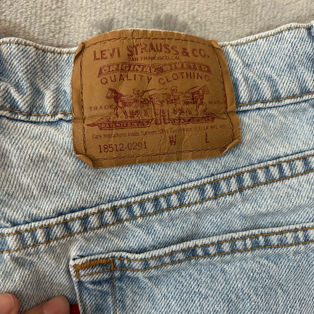 Vintage Levi’s cutoff denim shorts - Picture 8 of 11